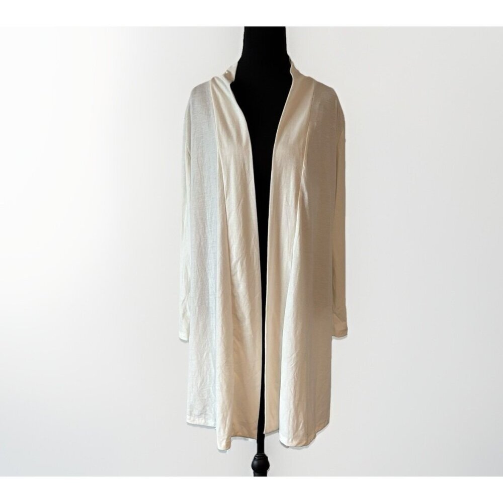 Notations Long Sleeve Lightweight Sheer Cardigan Womens Large‎ Fairy Minimalist